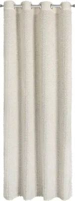 Zdjęcie produktu dla EUROFIRANY | Zasłona - 135 x 250 cm - zasłony w kolorze kremowym - z falbanami