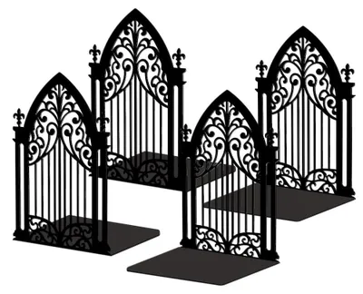 Immagine prodotto di Supporti per libri in metallo, decorativi, per scaffali