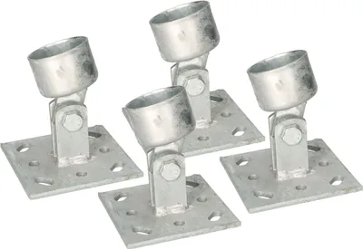 Zdjęcie produktu dla Podstawa slupka KOTARBAU® ř 48 mm z ruchoma górna czescia do przykrecenia