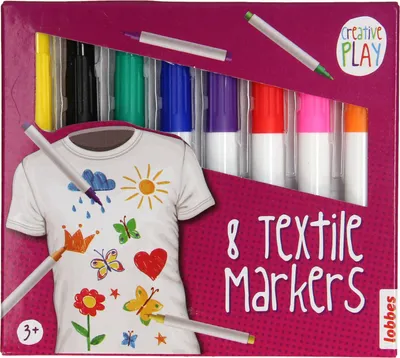 Zdjęcie produktu dla Markery do tkanin Lobbes, 8 szt.