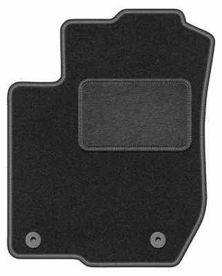 Image de Tapis conducteur en moquette pour Audi A3 8L 1996-2001 (à hayon) – 1 pièce, gris graphite, sur mesure – Wielganizator LUX