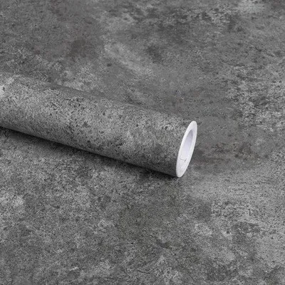 Immagine prodotto di Pellicola decorativa autoadesiva effetto cemento grigio 60 x 600 cm