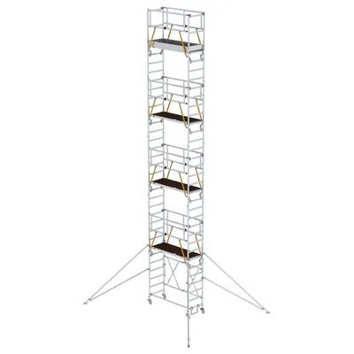 Produktbild von MUNK Klappgerüst SG 0,75x1,80m mit Ausleger und Sicherheitsgeländer 11,08m AH
