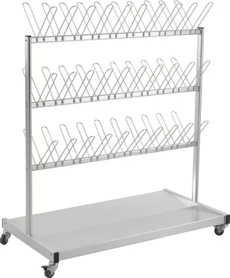 Produktbild von Kongamek Schuh- und Stiefeltrockenwagen 870x540x1200mm verzinkt für 60 Schuhe