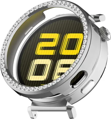 Obrázek produktu pro INF Ochranné pouzdro pro Huawei Watch GT5 Pro 42mm s kamínky stříbrný