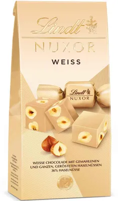 Produktbild von Lindt Nuxor Weiße Schokolade 103g