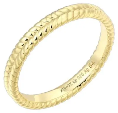 Produktbild von Xenox Ring Damen Elle Sterlingsilber 18k Vergoldet XS91806G Gr. 54