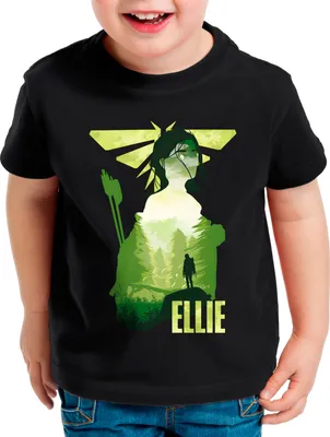 Produktbild von BaumwolleCloud Cure for Ellie Kinder T-Shirt us last joel left behind armed wing