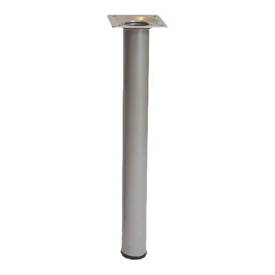 Produktbild von STAHLROHRFUSS Stahlrohrfuß / Möbelfuß Tischbein 12 1250 01 Rund Alu 500mm