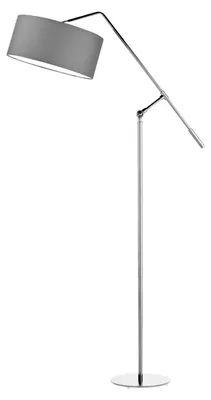 Zdjęcie produktu dla Lampa stojąca podłogowa przegubowa regulowana z abażurem walec AVADO