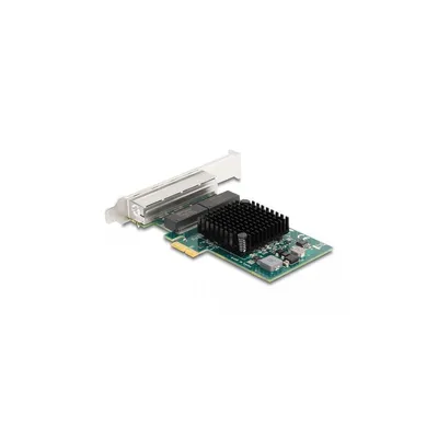 Image de DELOCK Carte PCI Express x1 vers 4 x RJ45 Gigabit LAN BCM