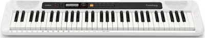 Produktbild von Casio CT-S200WE, Digitaler Synthesizer, Synthesizer, 2 W, Drehregler, Weiß, Gleichstrom