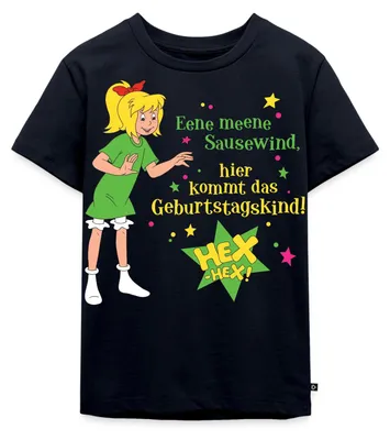 Produktbild von Spreadshirt Bibi Blocksberg Geburtstag Bibi & Spruch Kinder Premium T-Shirt, 110/116 (4 Jahre), Navy