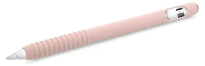 Produktbild von kwmobile Schutzhülle kompatibel mit Apple Pencil (1. Gen) - Hülle Stift Silikon Case - Schutz Abdeckung Ladeanschluss - Altrosa