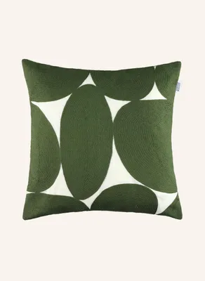 Image de SCHÖNER WOHNEN Housse de coussin décoratif sans rembourrage Galet Couleur vert Taille 45x45