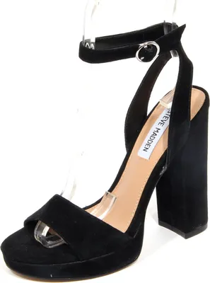 Immagine prodotto di G1838 sandalo donna STEVE MADDEN GESTURE suede black sandals  woman