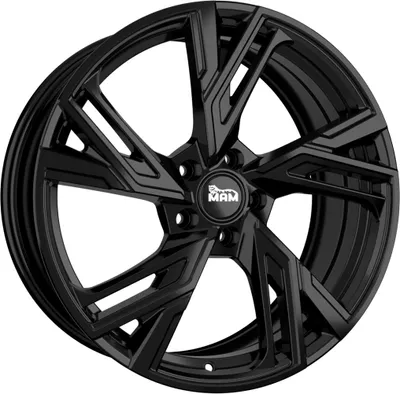 Produktbild von 19 Zoll MAM RS5 5x108 ET45 Alufelgen BLACK PAINTED