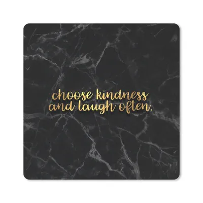 Produktbild von MuchoWow® Mauspad Mousepad Zitate - Sprichwörter - Gold - Marmor 30x30 cm - Mousepads - Maus Mat - Pad - Mausunterlage - Gaming
