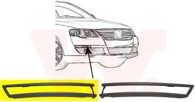Produktbild von VAN WEZEL 5839582 Stoßstangen-Abdeckung Vorne Rechts für VW Passat Variant (3C5) Passat Limousine (3C2)