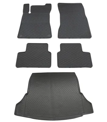 Produktbild von Gummi Kofferraumwanne + Fußmatten Set für Mercedes CLA-Klasse C118, Bj. 5/2019-