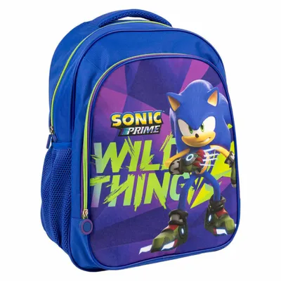 Immagine prodotto di Plecak Sonic Prime 41cm CERD - Oficjalny Produkt z Motywem Sonic dla Uczniów