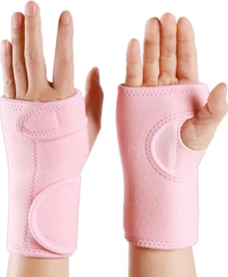 Produktbild von 2 Handgelenkstützen mit Stahlplatte für Karpaltunnelsyndrom, verstellbare, atmungsaktive Handgelenkstütze für Nachtschlaf, Handgelenkschiene