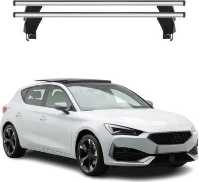 Produktbild von Menabo Dachträger Grundtäger für Cupra Leon IV 2020-2023 Pre-FL Alu Silber 2 tlg
