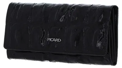 Produktbild von PICARD Leder Geldbörse Key Largo 1 Long Wallet Black schwarz