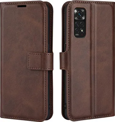Produktbild von Xiaomi Redmi Note 11 / 11S 4G Hülle - Coverup Deluxe Klapphülle - Dunkelbraun
