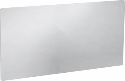 Image de KWC Sirius Panneau arrière 500 x 250 x 4 mm à fixer sur le robinet mural, 1 pièce.