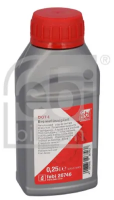 Produktbild von 0,25L Febi Bremsflüssigkeit DOT4 für Toyota Ford Fiat MAN Opel Audi VW Mercedes
