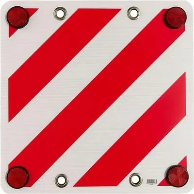 Immagine prodotto di OPTIMA Segnale di avvertimento posteriore, 500 x 500 mm, conforme alla normativa CE