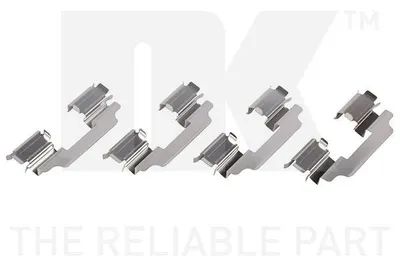 Produktbild von NK Zubehörsatz Scheibenbremsbelag 79521709 für OPEL AGILA (B) (H08)