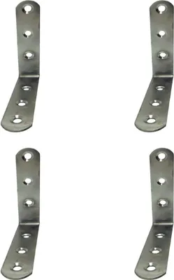 Produktbild von Eckverstärkung AN24, Edelstahl, 100 x 100 x 19 mm. 4 Stück