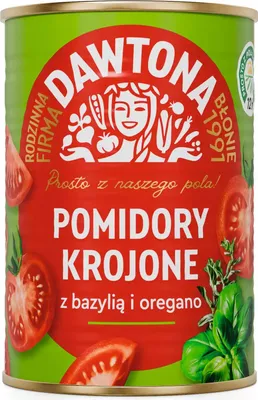 Obrázok produktu pre Dawtona Paradajky s bylinkami 400 g v konzervách