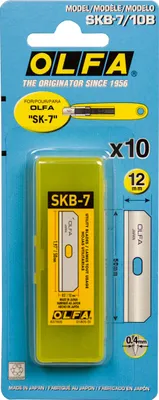 Image de Lames Trapézoïdales Olfa Skb-7 Tranchant Durable Pour Travaux Exigeants - Olfa