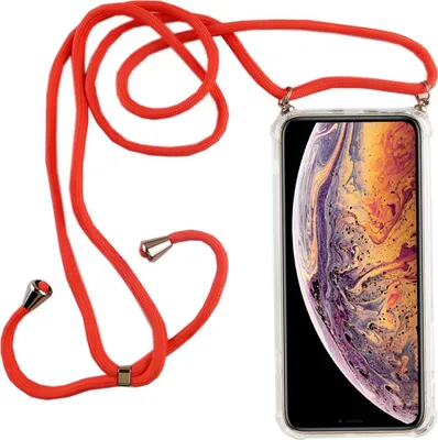 Produktbild von Handykette für Apple iPhone XS Max - Smartphone Necklace Hülle mit Band - Schnur mit Case zum umhängen in Pink