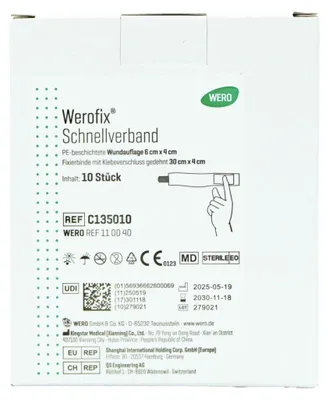 Produktbild von WERO Werofix Schnellverband, steril, 10 Stk
