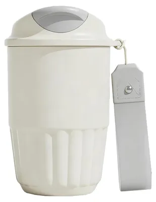 Thermobeker 410 ml, Edelstahl, auslaufsicher, Quick-Press-Verschluss