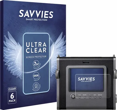 Produktbild von 6x Für Fujifilm Instax Wide Evo Schutzfolie Savvies Displayschutz Display Schutz Folie Klar Transparent