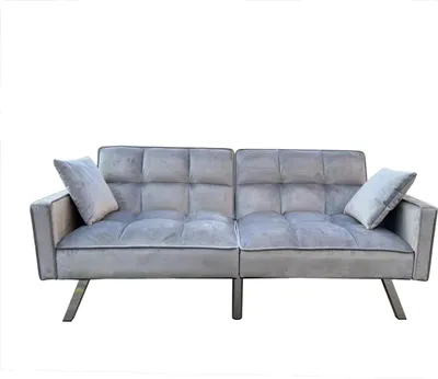 Produktbild von Schlafsofa Brigga mit Schlaffunktion Samtoptik 189x88x80 cm (BxTxH)