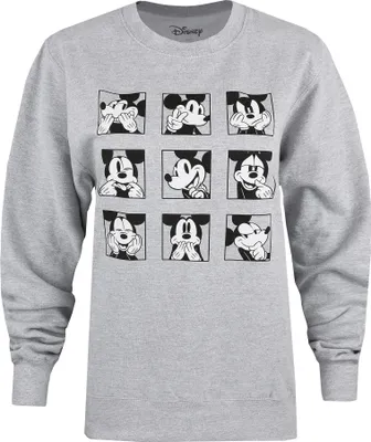 Image de Disney - Sweatshirt col rond pour femme TV2645 (L) (Gris)