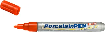 Produktbild von KREUL Glass & Porcelain Pen Metallic rot-metallic
