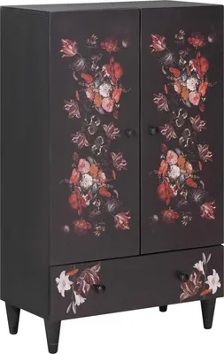 Produktbild von "Schlussverkauf" Medienspeicherschrank moderne - Holz Fernsehschrank - 60x33,5x100 cm Massivholz Mango C13829
