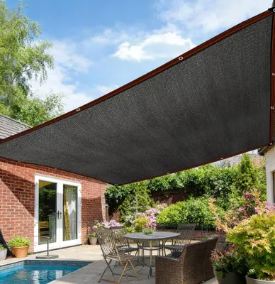 Immagine prodotto di Rete ombreggiante per il giardino, dimensioni 4 x 4 metri, con protezione UV per piante e terrazza