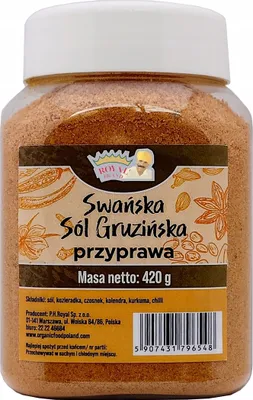 A close-up of a spice jar with a label.
