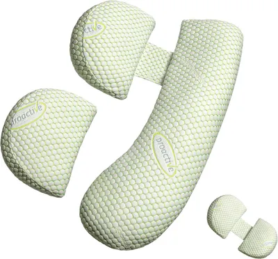 Immagine prodotto di Cuscino per la gravidanza per donne incinte - Cuscino morbido per la gravidanza - Supporto per schiena, addome, fianchi e gambe