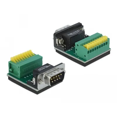 Produktbild von DELOCK Adapter D-Sub 9 Pin St > Terminalblock 9 Pin