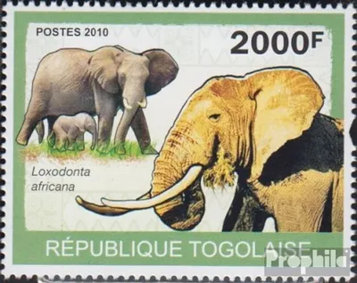 Produktbild von Briefmarken Togo 2010 Mi 3483 (kompl.Ausg.) postfrisch Afrikanischer Elefant