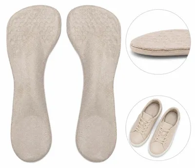 Produktbild von 2 Paar Gel Einlegesohlen für High Heels, selbstklebend, Fußgewölbeunterstützung – Schuh Einlagen & Fersenkissen für Sandalen, Flache Schuhe & Pumps